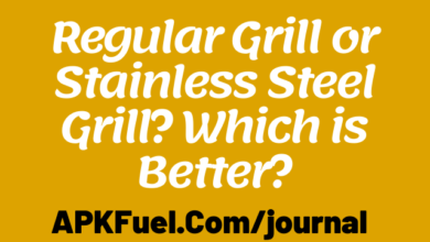 Regular Grill vs Stainless Steel Grill