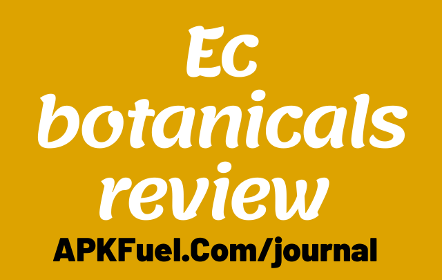 Ec botanicals review 