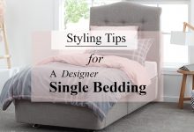 Styling Tips for a Designer Single Bedding 