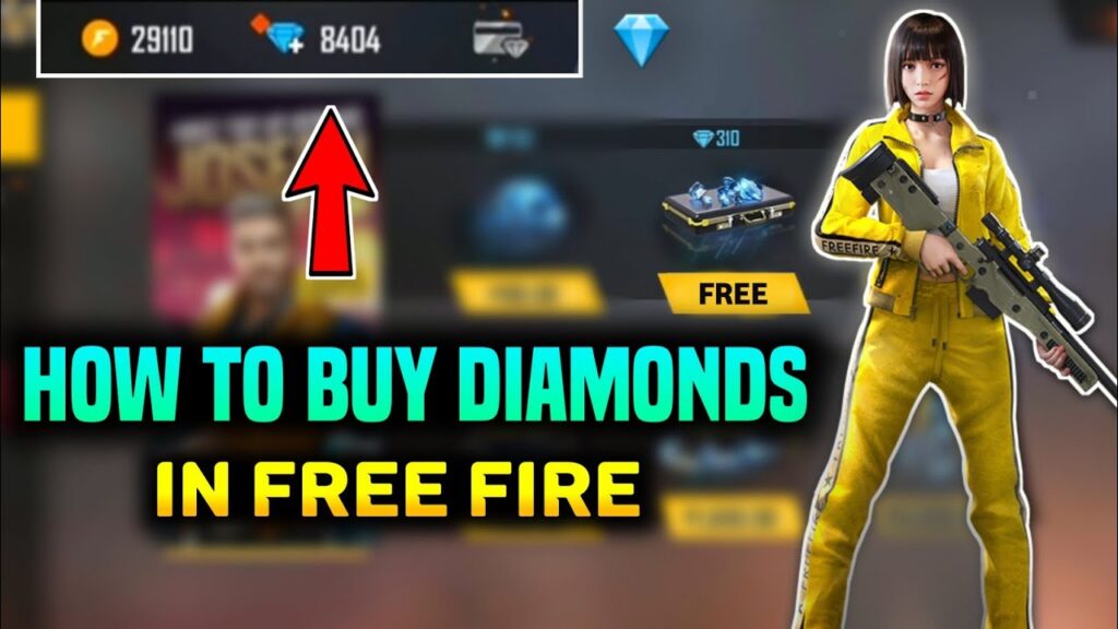 How can I purchase diamonds in Free Fire?
