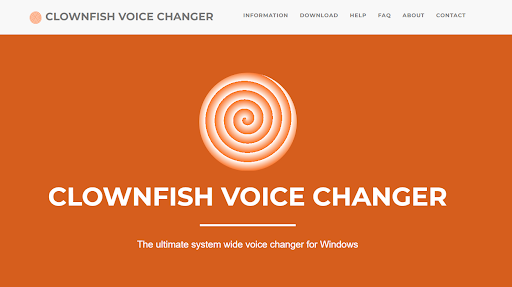 1.Clownfish Voice Changer